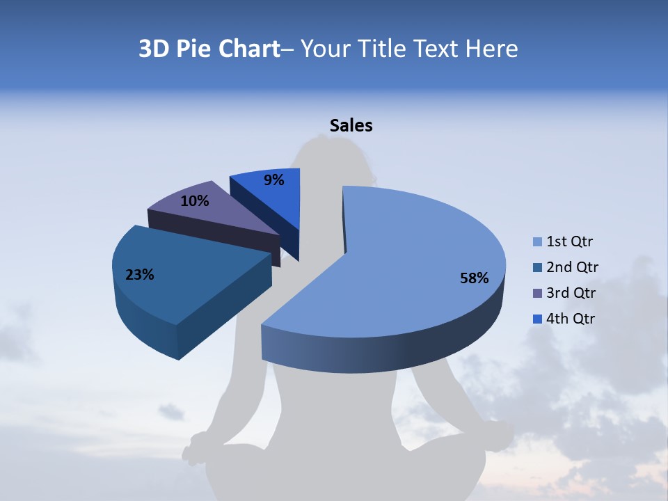 Karibik Sky Female PowerPoint Template