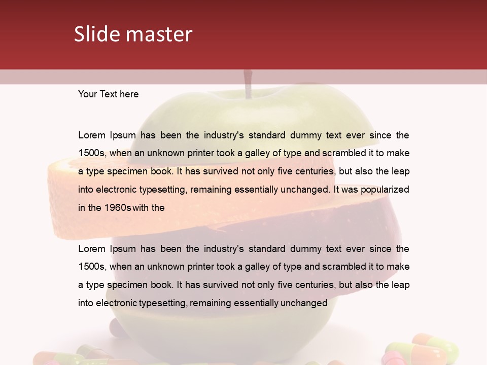 Isolated Tablet Nature PowerPoint Template