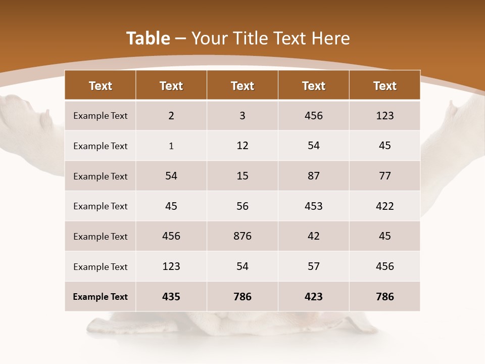 Months Looking Mammal PowerPoint Template