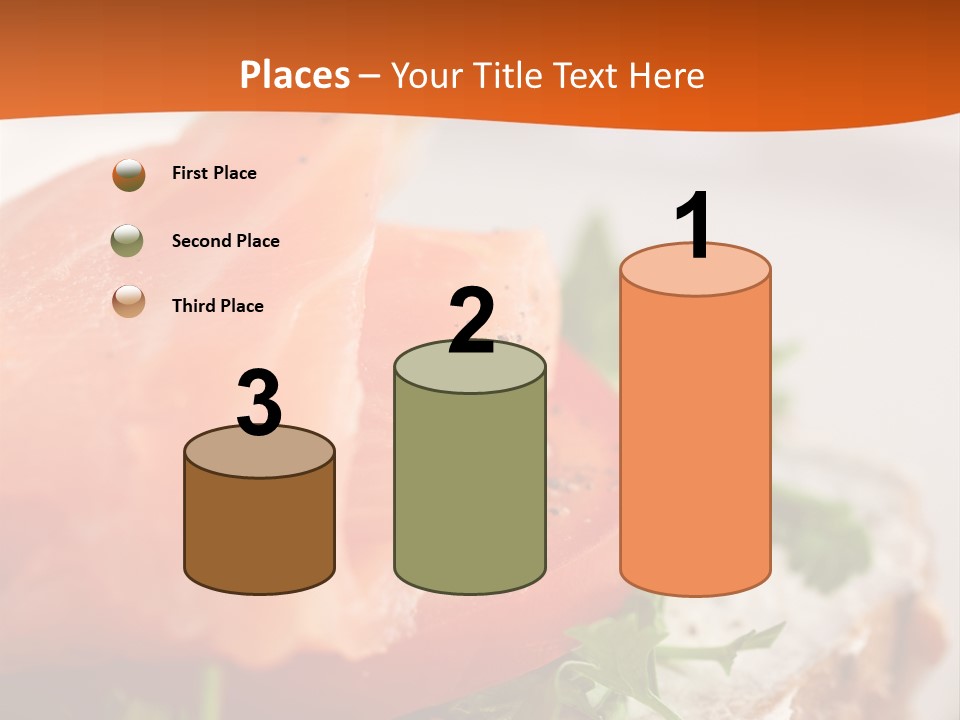 Sandwich Parsley Tomato PowerPoint Template