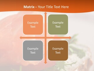 Sandwich Parsley Tomato PowerPoint Template