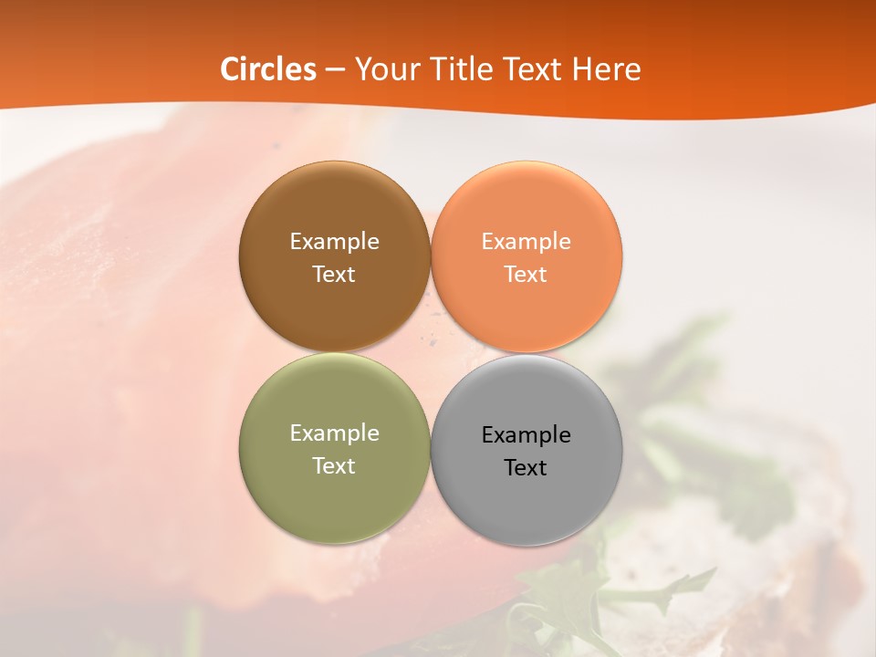 Sandwich Parsley Tomato PowerPoint Template