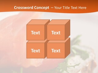 Sandwich Parsley Tomato PowerPoint Template