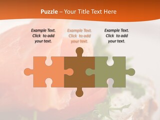 Sandwich Parsley Tomato PowerPoint Template