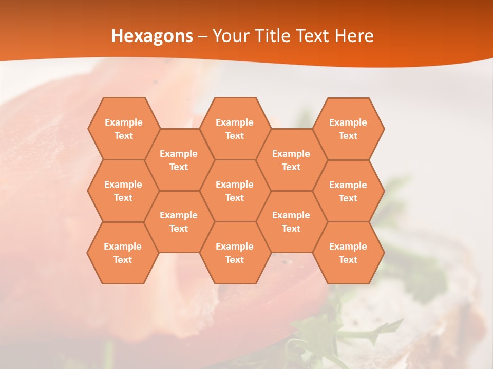 Sandwich Parsley Tomato PowerPoint Template