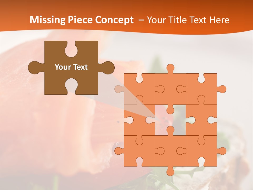 Sandwich Parsley Tomato PowerPoint Template