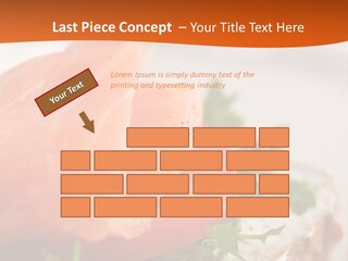 Sandwich Parsley Tomato PowerPoint Template