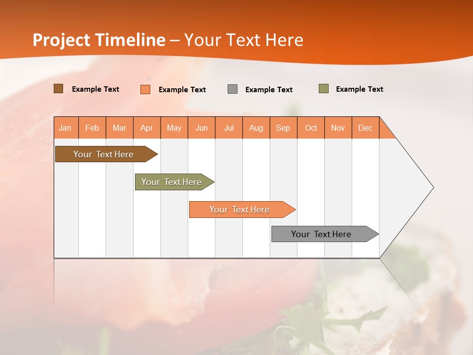 Sandwich Parsley Tomato PowerPoint Template