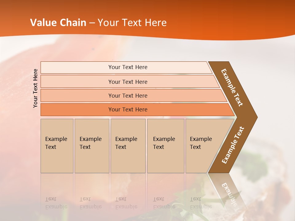 Sandwich Parsley Tomato PowerPoint Template