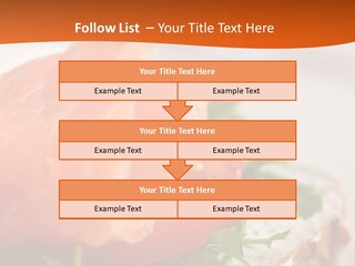 Sandwich Parsley Tomato PowerPoint Template