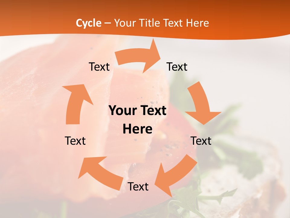 Sandwich Parsley Tomato PowerPoint Template