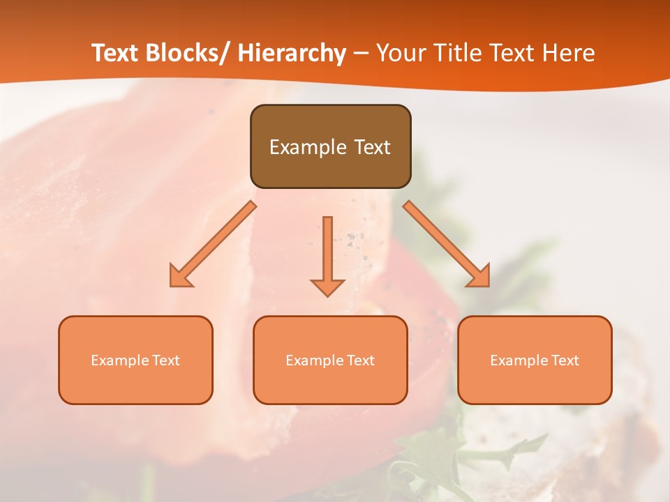 Sandwich Parsley Tomato PowerPoint Template
