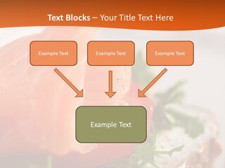 Sandwich Parsley Tomato PowerPoint Template