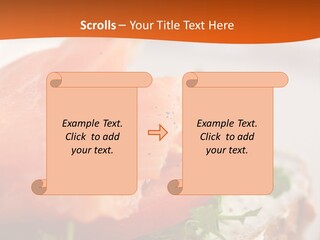 Sandwich Parsley Tomato PowerPoint Template