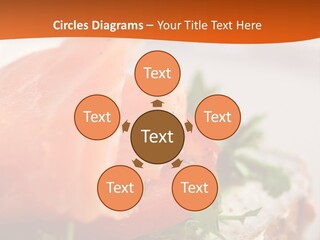 Sandwich Parsley Tomato PowerPoint Template