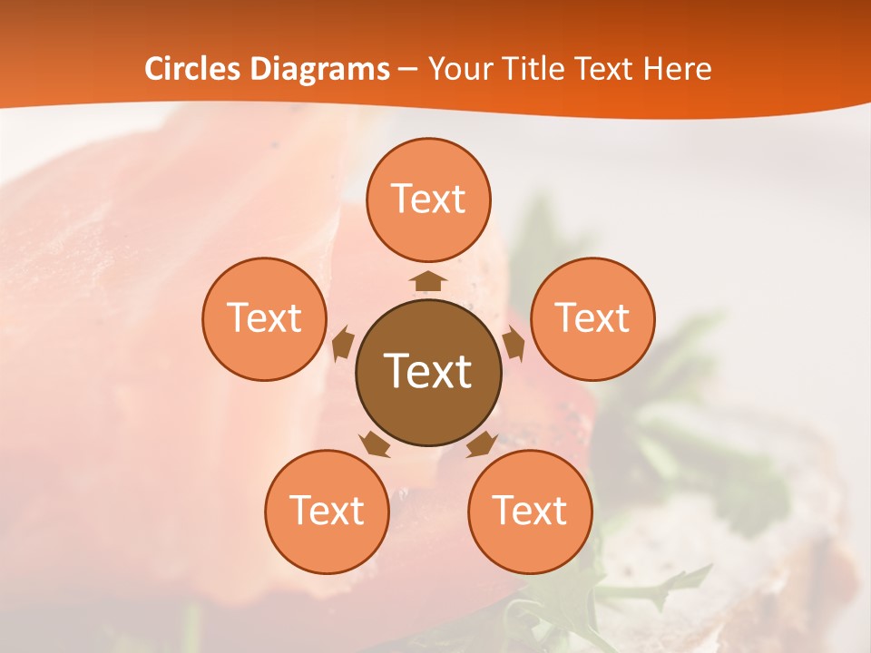 Sandwich Parsley Tomato PowerPoint Template
