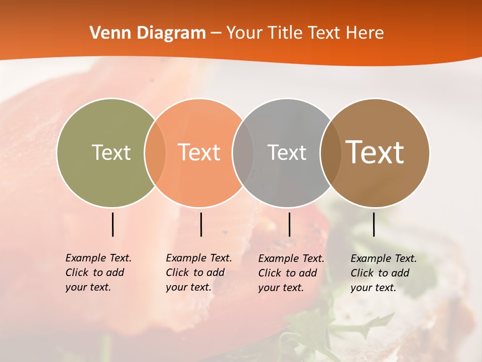 Sandwich Parsley Tomato PowerPoint Template