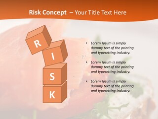 Sandwich Parsley Tomato PowerPoint Template