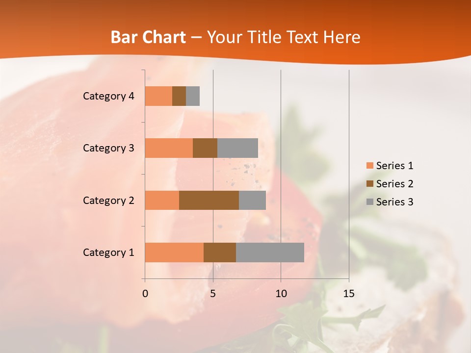Sandwich Parsley Tomato PowerPoint Template