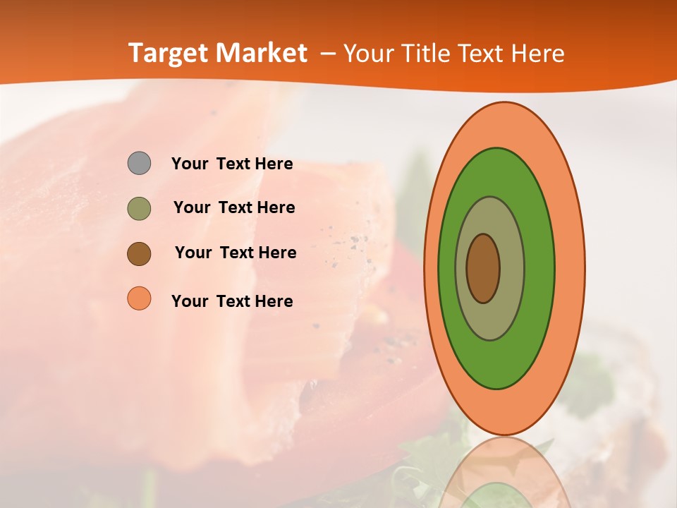 Sandwich Parsley Tomato PowerPoint Template