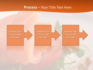 Sandwich Parsley Tomato PowerPoint Template