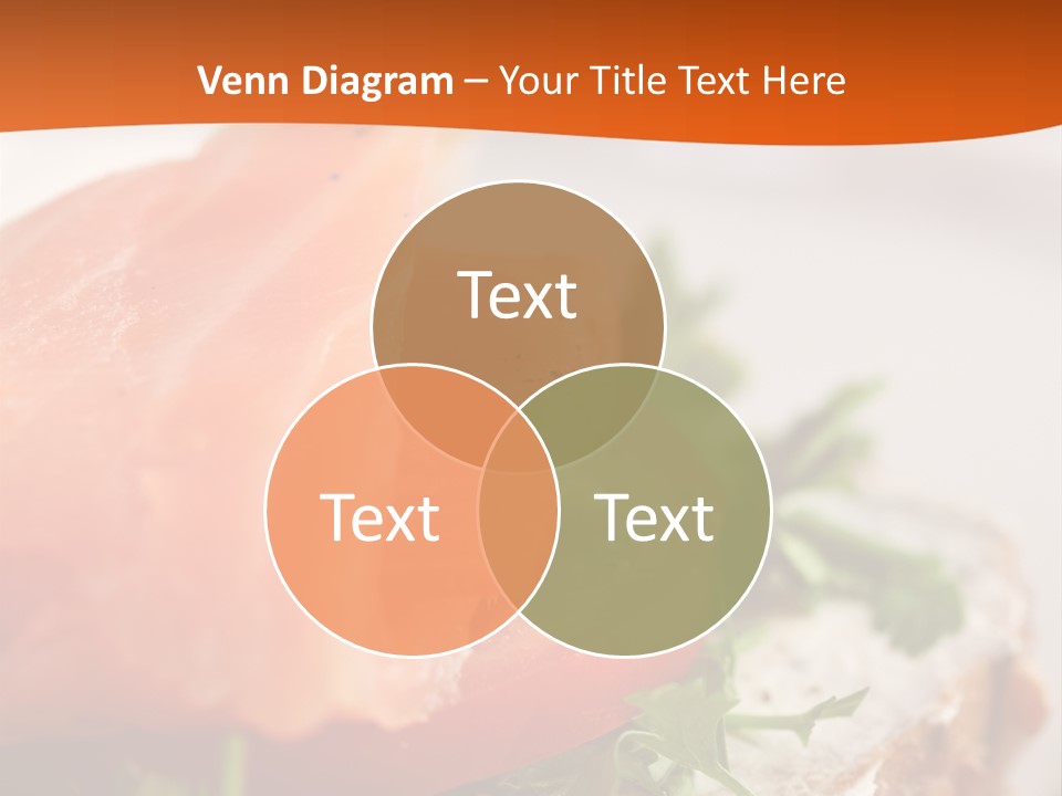 Sandwich Parsley Tomato PowerPoint Template