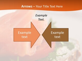Sandwich Parsley Tomato PowerPoint Template