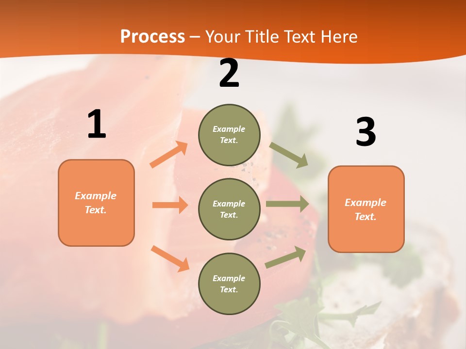 Sandwich Parsley Tomato PowerPoint Template