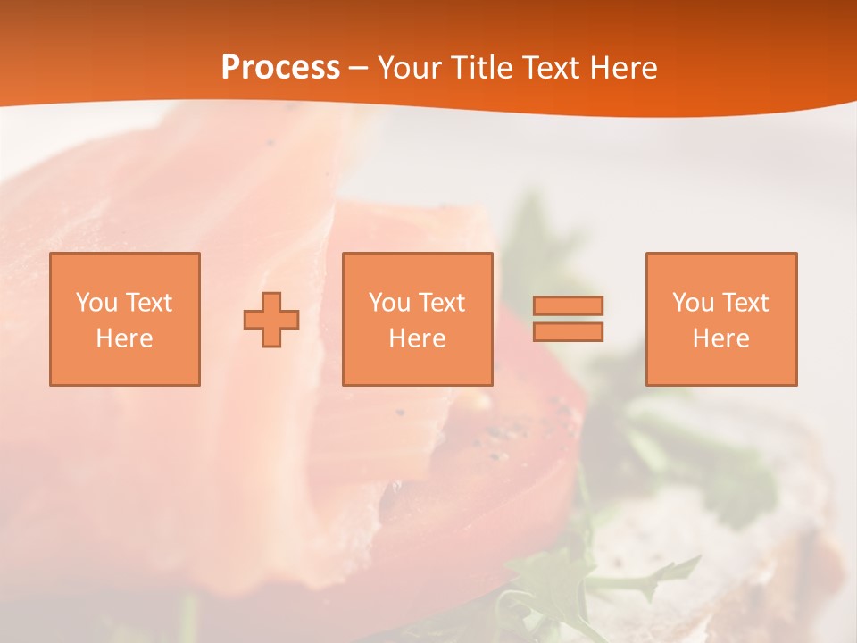 Sandwich Parsley Tomato PowerPoint Template