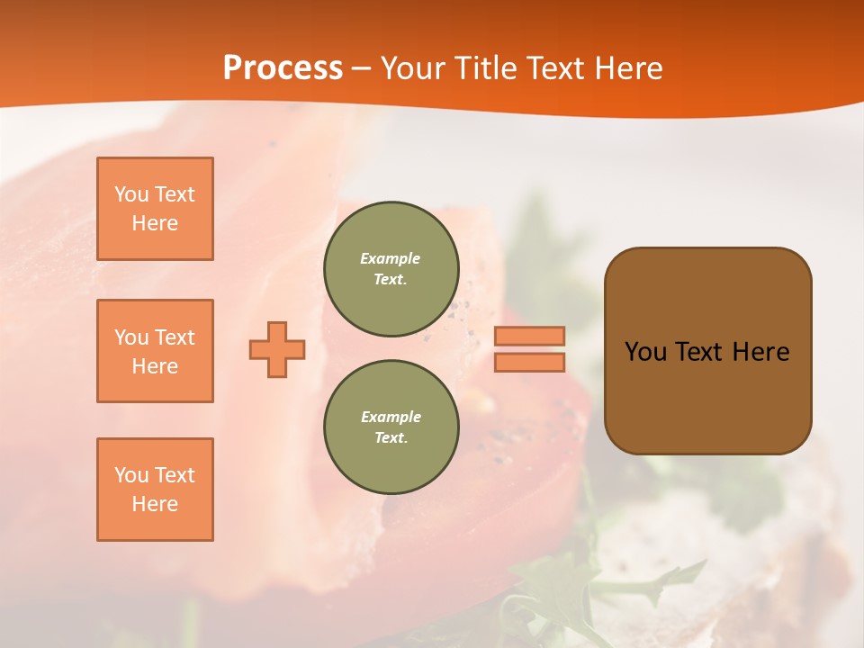 Sandwich Parsley Tomato PowerPoint Template