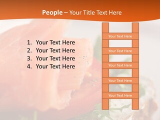 Sandwich Parsley Tomato PowerPoint Template