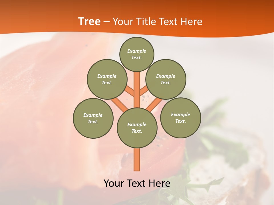 Sandwich Parsley Tomato PowerPoint Template