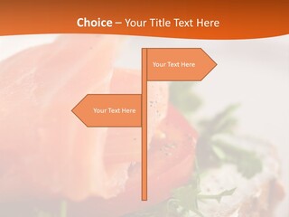 Sandwich Parsley Tomato PowerPoint Template