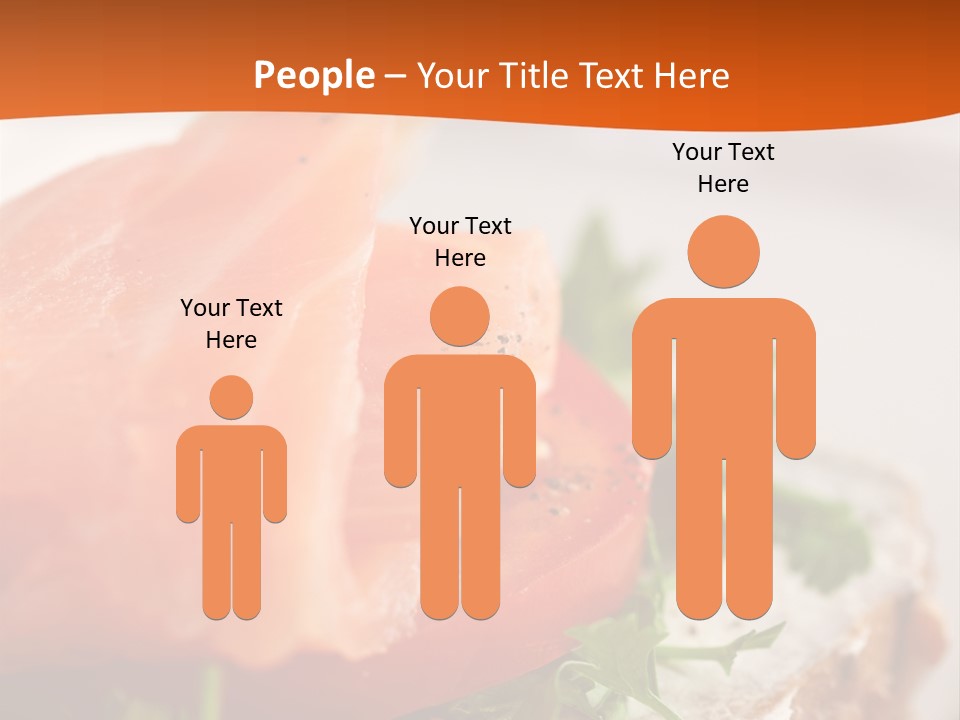 Sandwich Parsley Tomato PowerPoint Template