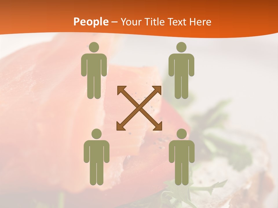 Sandwich Parsley Tomato PowerPoint Template