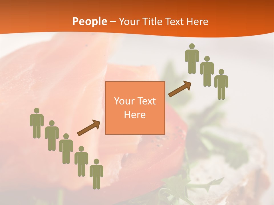 Sandwich Parsley Tomato PowerPoint Template