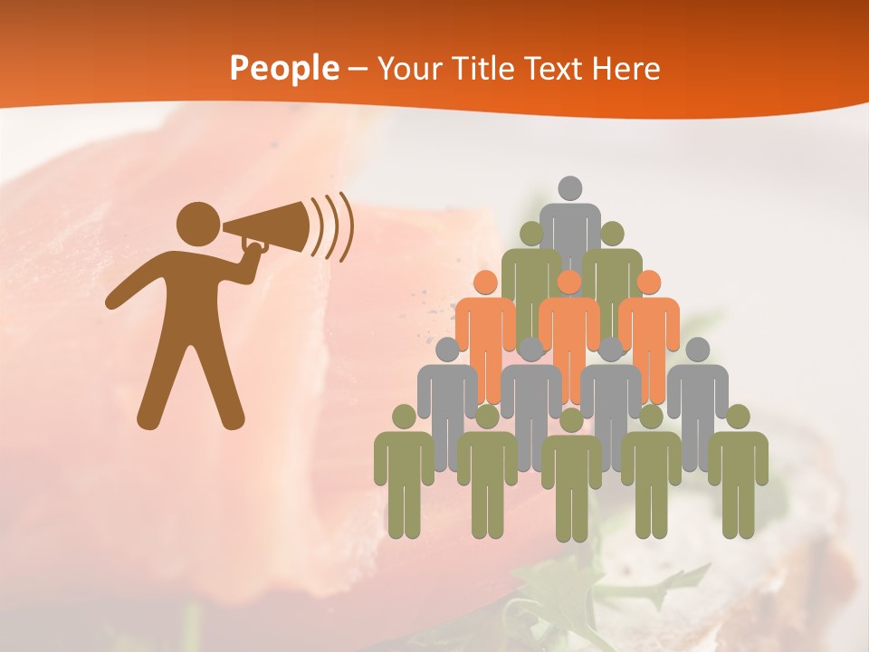 Sandwich Parsley Tomato PowerPoint Template