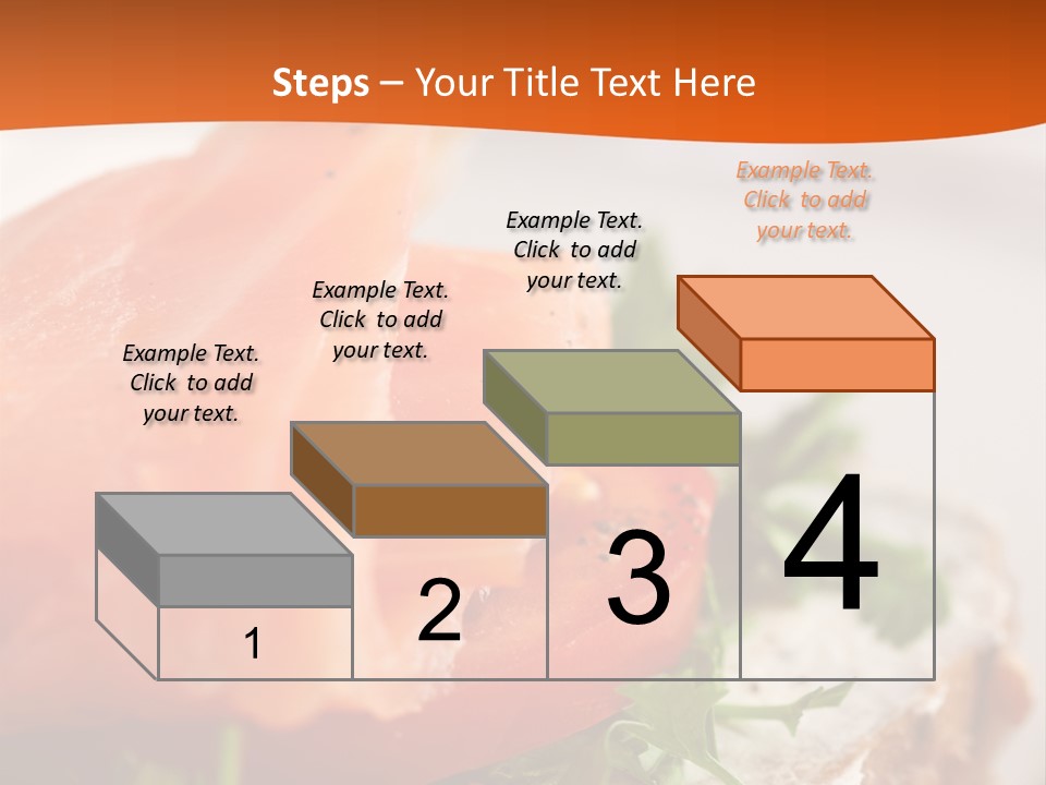 Sandwich Parsley Tomato PowerPoint Template