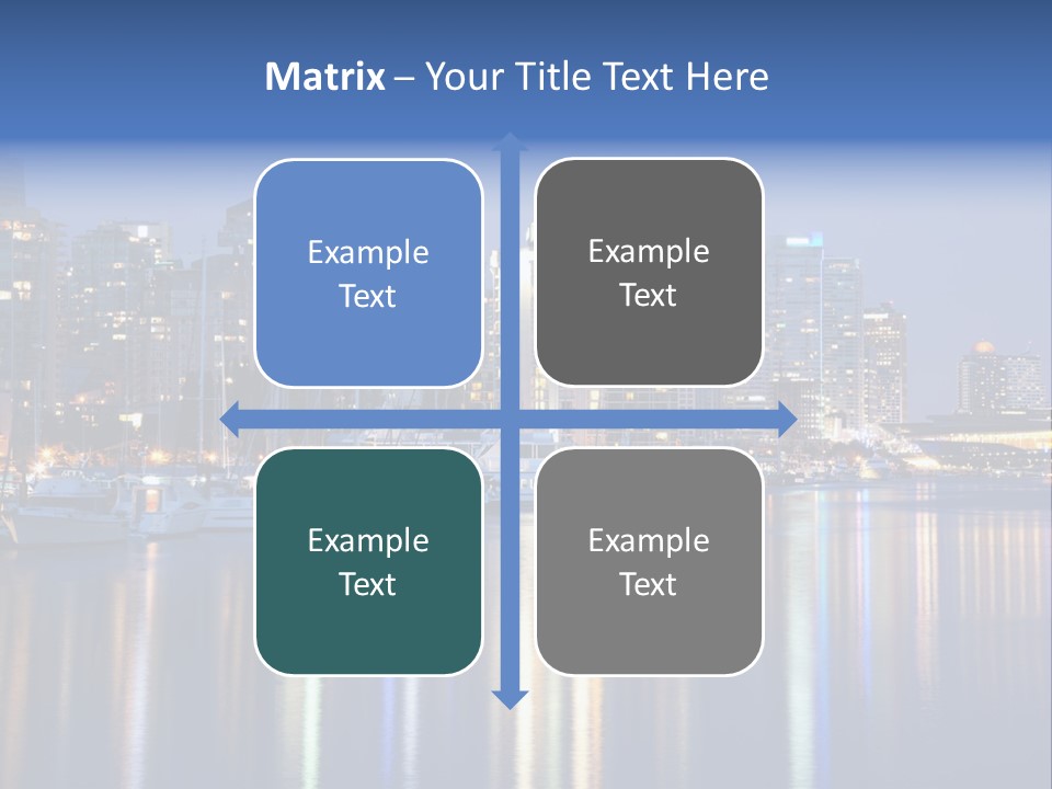 Commercial Financial Columbia PowerPoint Template