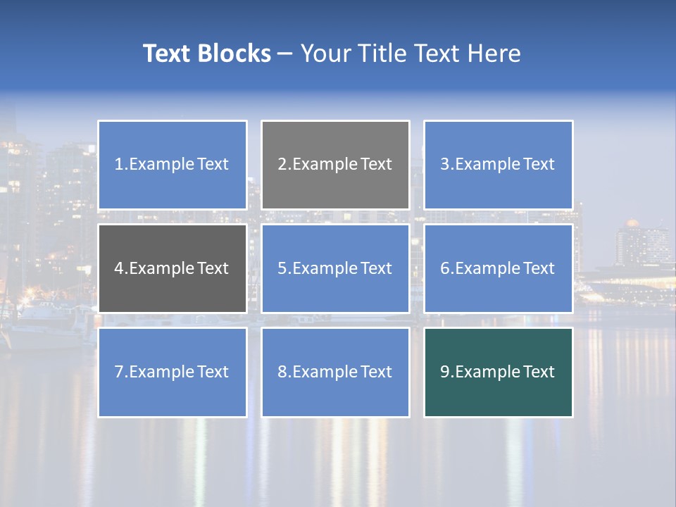 Commercial Financial Columbia PowerPoint Template