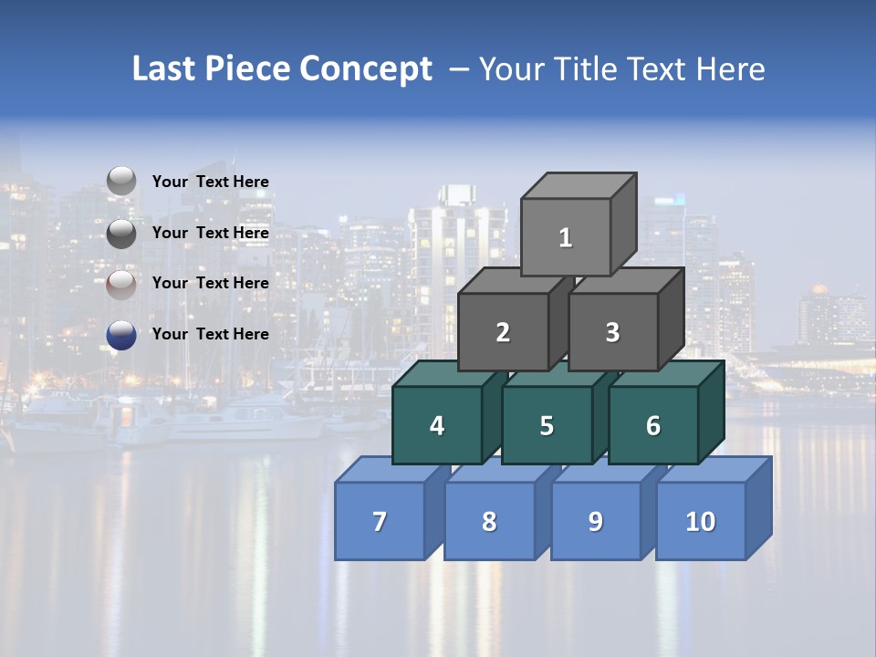 Commercial Financial Columbia PowerPoint Template