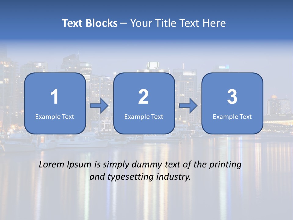 Commercial Financial Columbia PowerPoint Template