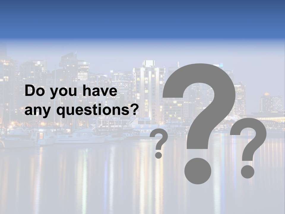 Commercial Financial Columbia PowerPoint Template