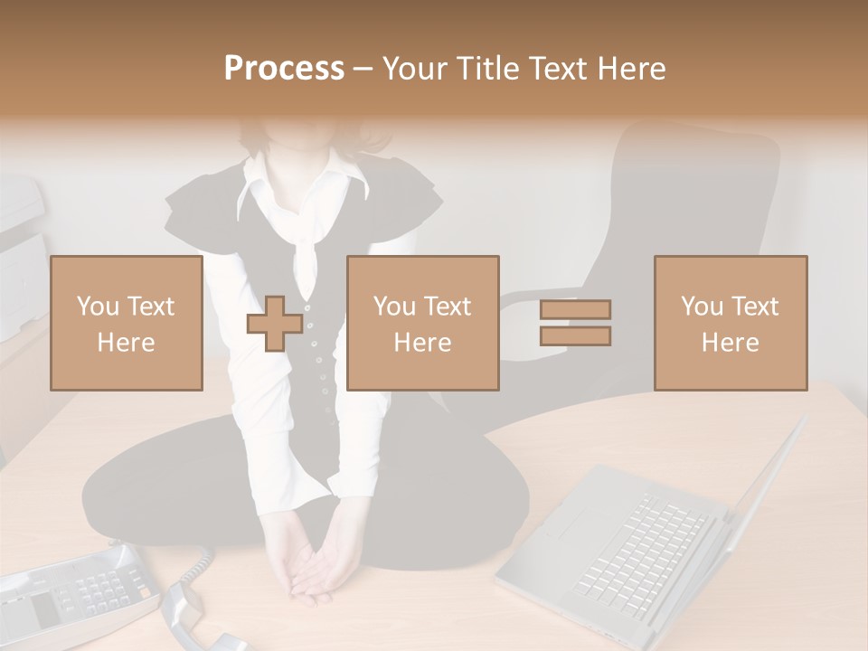 Relaxation White Activity PowerPoint Template