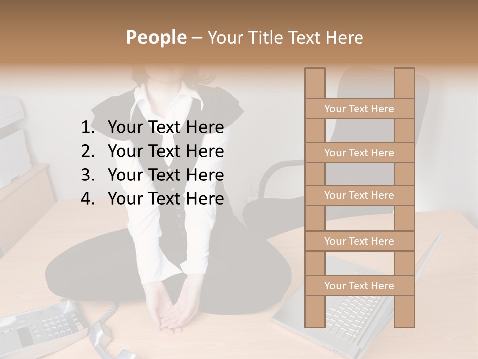 Relaxation White Activity PowerPoint Template