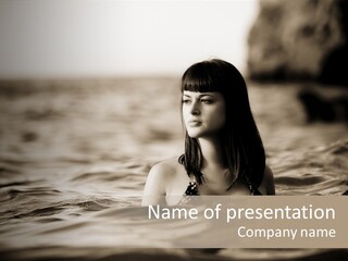 Lake Hot Gorgeous PowerPoint Template