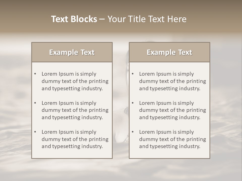 Lake Hot Gorgeous PowerPoint Template