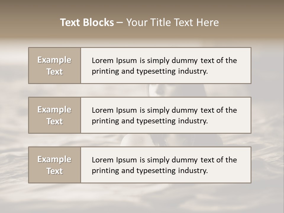 Lake Hot Gorgeous PowerPoint Template