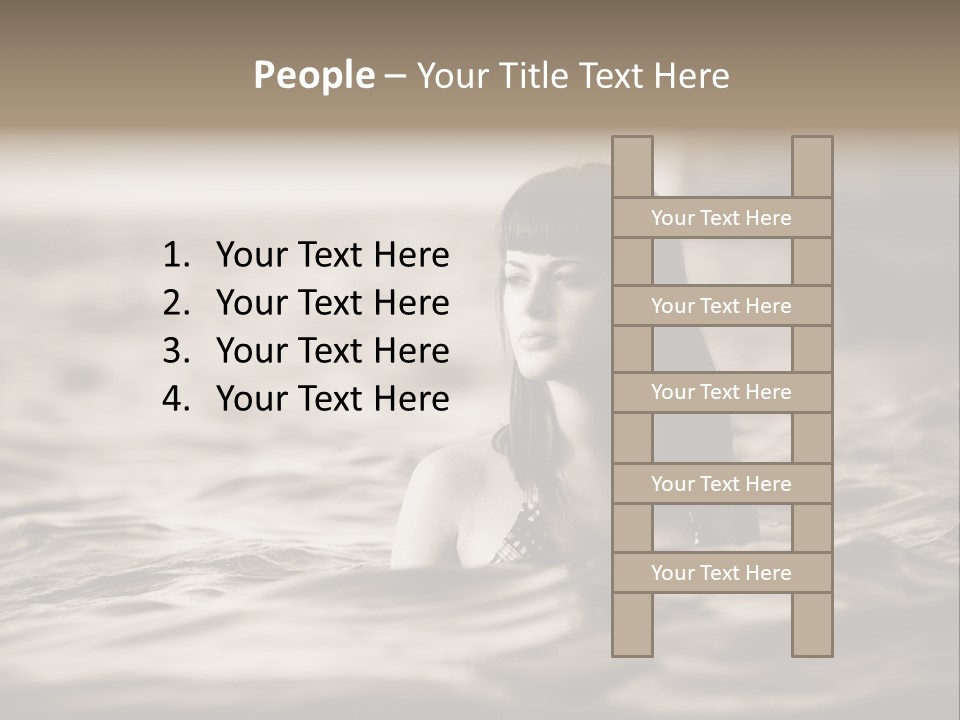 Lake Hot Gorgeous PowerPoint Template
