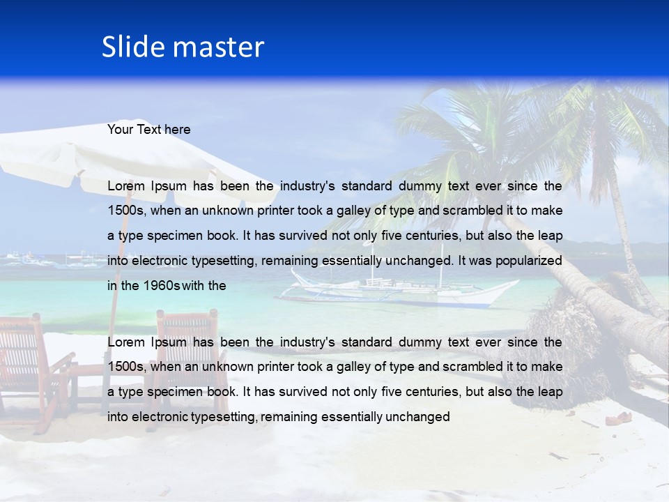 Bar Scenery Hotel PowerPoint Template